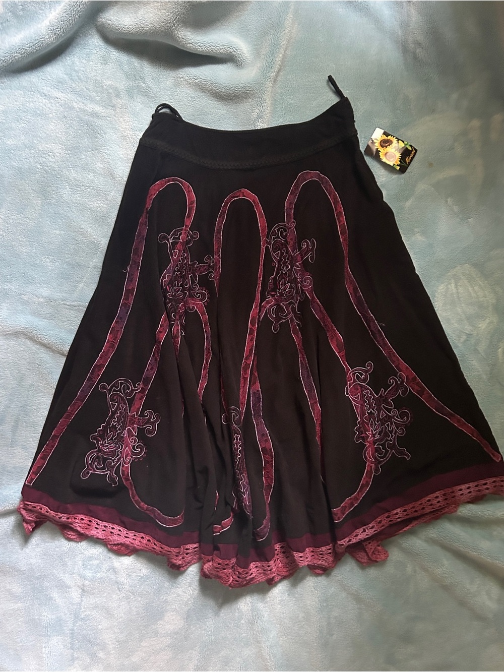 Vintage Y2K mirasol maxi skirt HTF